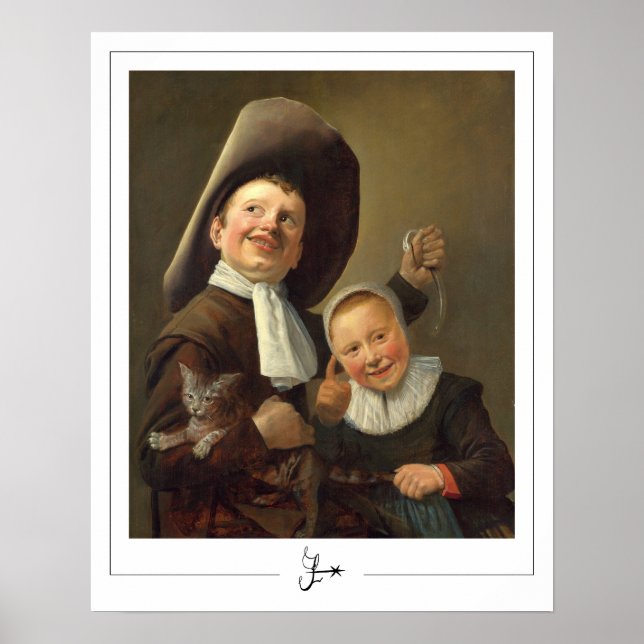 Affiche d'art de Judith Leyster Zedign #16 (Devant)