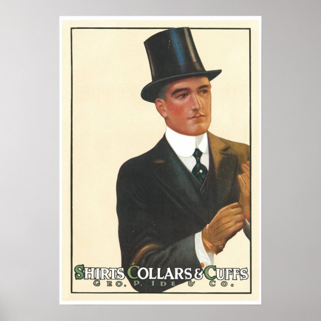 Affiche d'art de la publicité de messieurs victori (Devant)