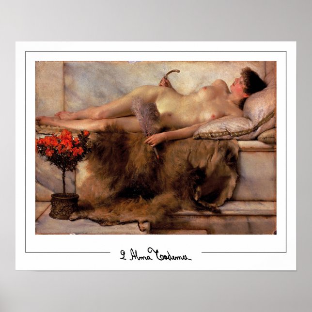 Affiche d'art de Lawrence Alma-Tadema Zedign #189 (Devant)