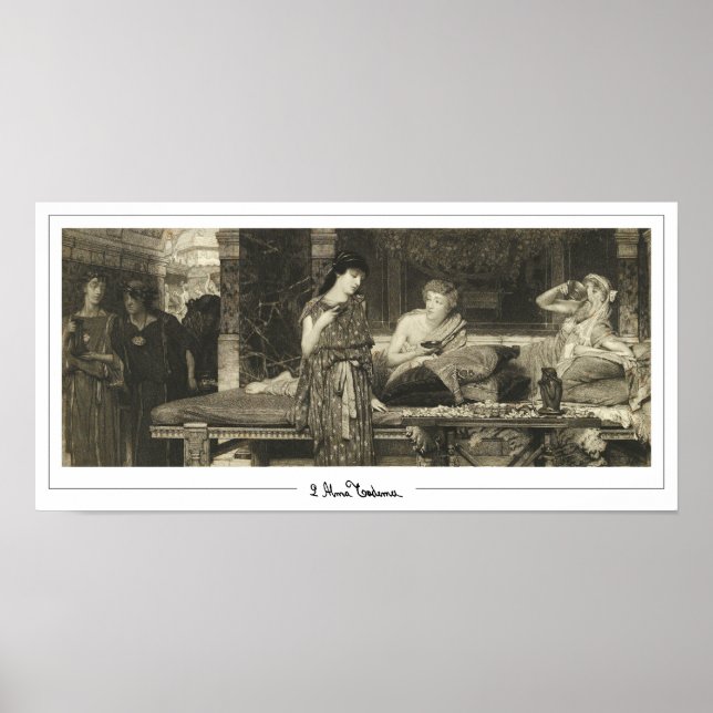 Affiche d'art de Lawrence Alma-Tadema Zedign #335 (Devant)