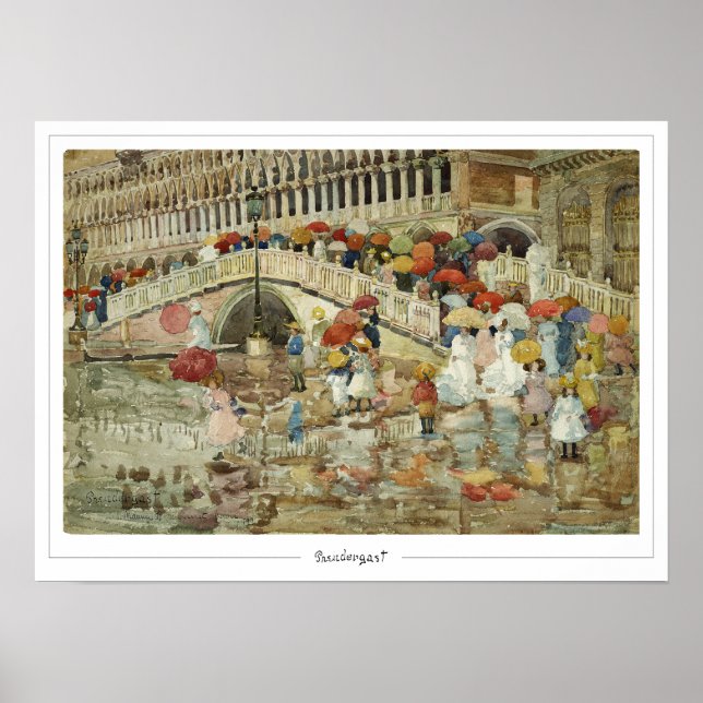Affiche d'art de Maurice Prendergast Zedign #17 (Devant)