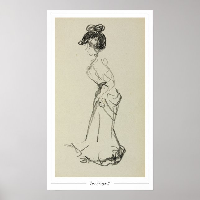 Affiche d'art de Maurice Prendergast Zedign #571 (Devant)