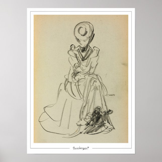 Affiche d'art de Maurice Prendergast Zedign #579 (Devant)