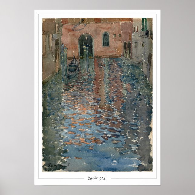 Affiche d'art de Maurice Prendergast Zedign #603 (Devant)