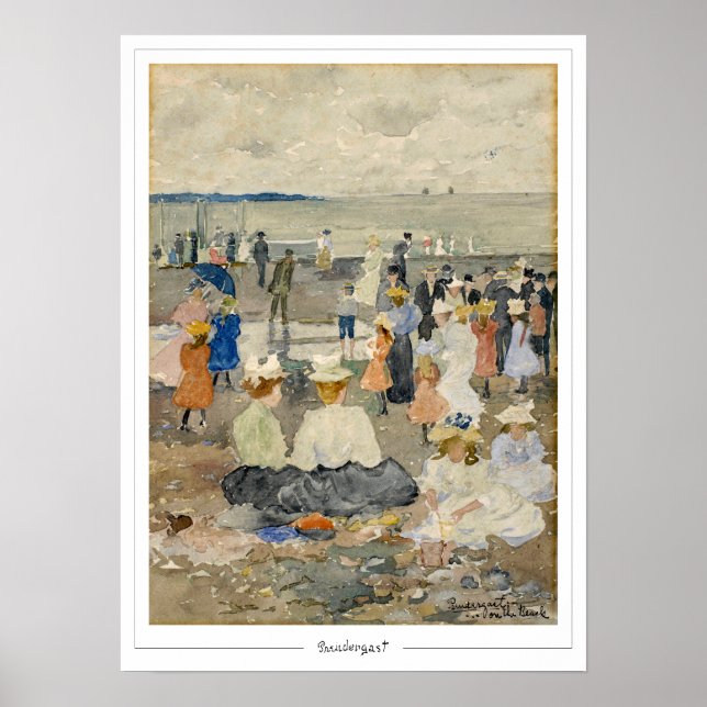 Affiche d'art de Maurice Prendergast Zedign #627 (Devant)