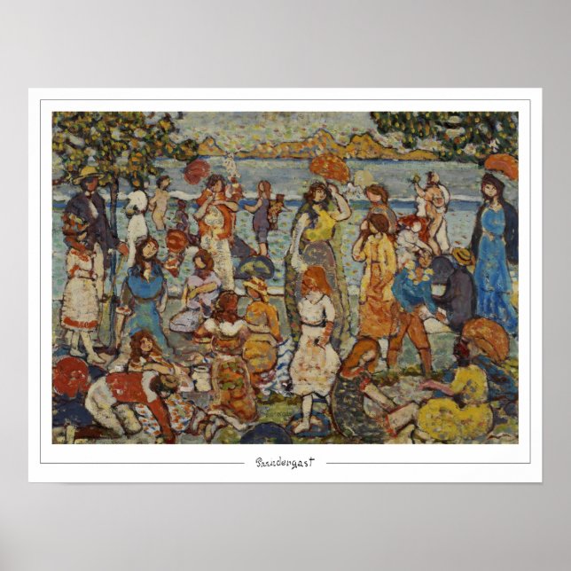 Affiche d'art de Maurice Prendergast Zedign #631 (Devant)