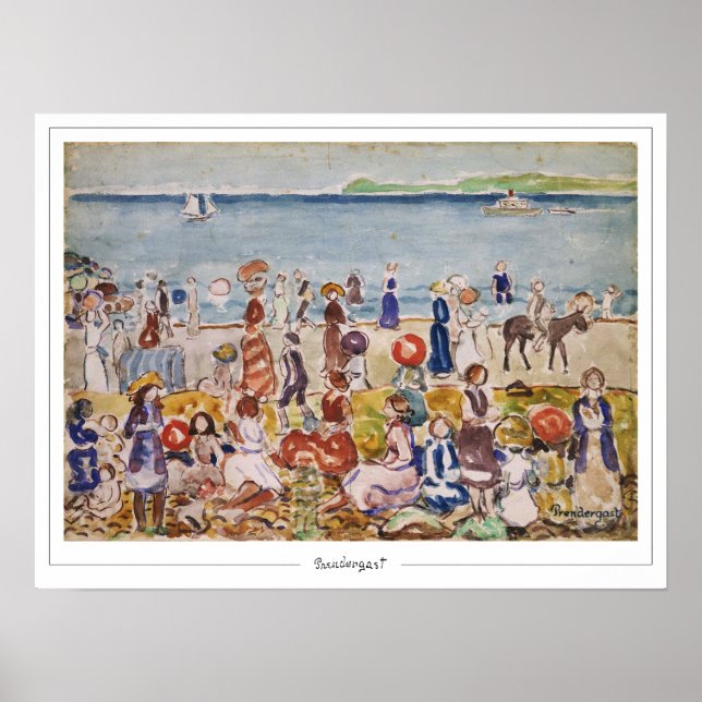 Affiche d'art de Maurice Prendergast Zedign #9 (Devant)