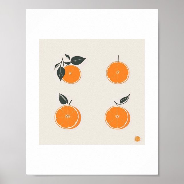 AFFICHE D'ART DE MUR DE FRUITS (Devant)