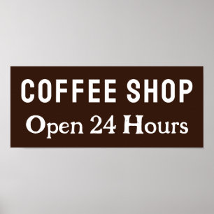 Affiche d'art de panneau de cuisine de café rétro