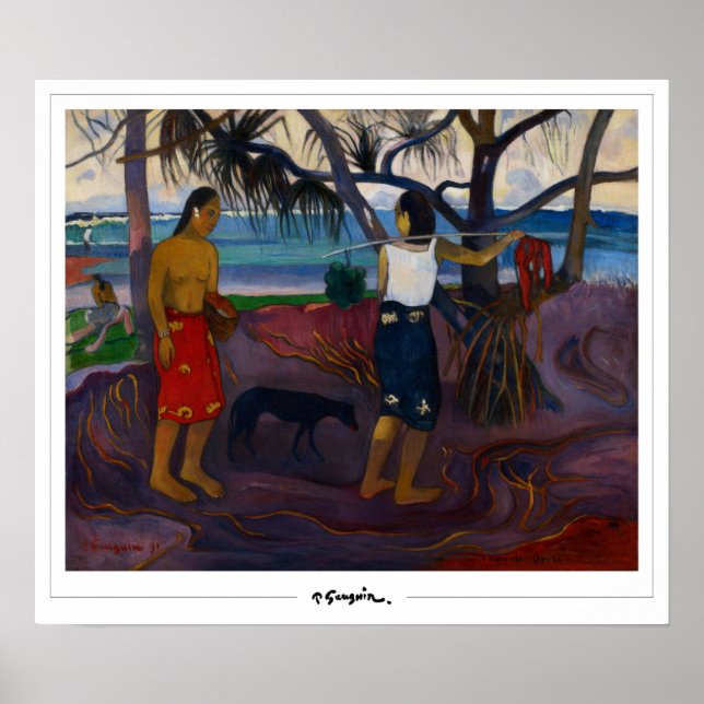 Affiche d'art de Paul Gauguin Zedign #121 (Devant)