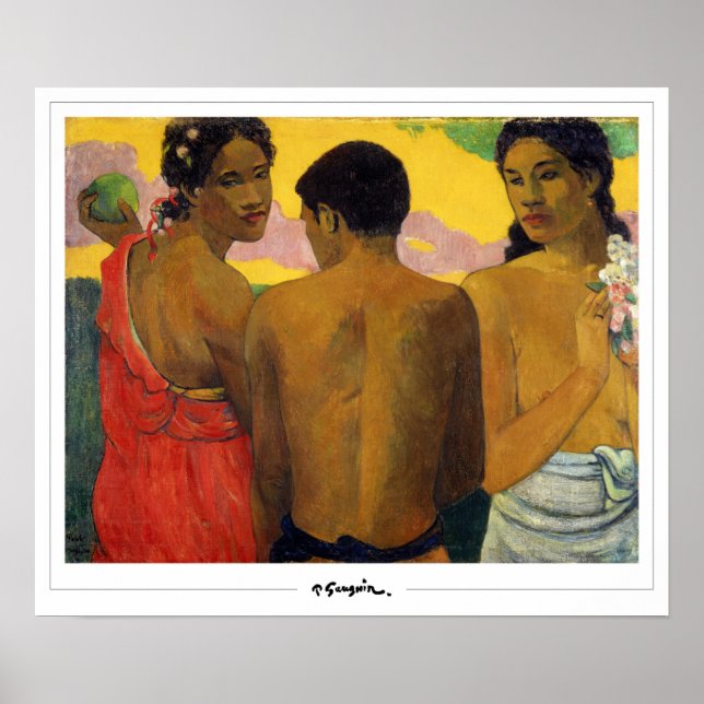 Affiche d'art de Paul Gauguin Zedign #421 (Devant)