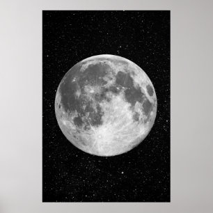 Affiche d'art de Pleine lune