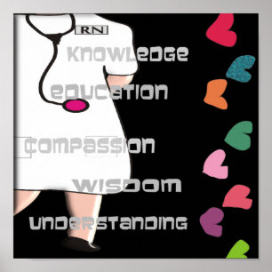 Affiche d'art de semaine d'infirmière