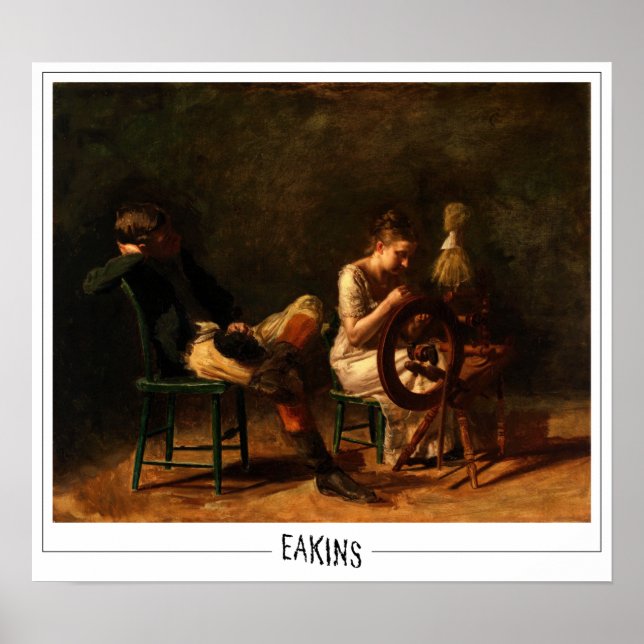 Affiche d'art de Thomas Eakins Zedign #21 (Devant)