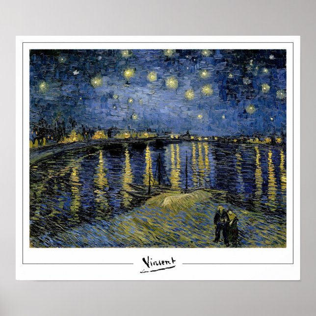 Affiche d'art de Vincent Van Gogh Zedign #16 (Devant)
