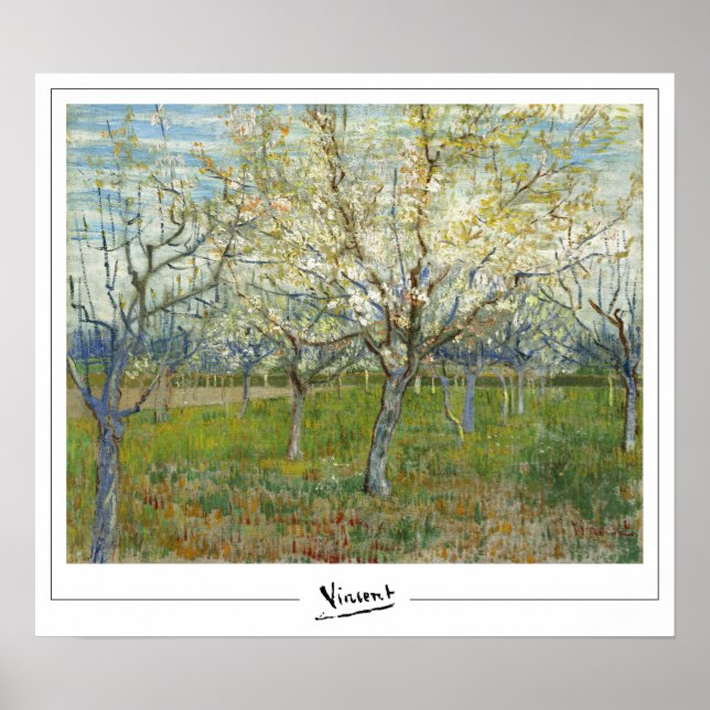 Affiche d'art de Vincent Van Gogh Zedign #44-2 (Devant)