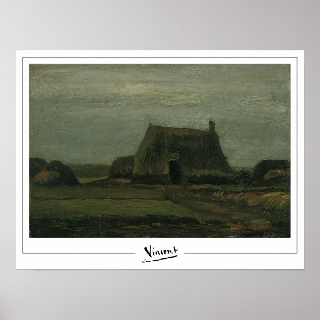 Affiche d'art de Vincent Van Gogh Zedign #46-2 (Devant)