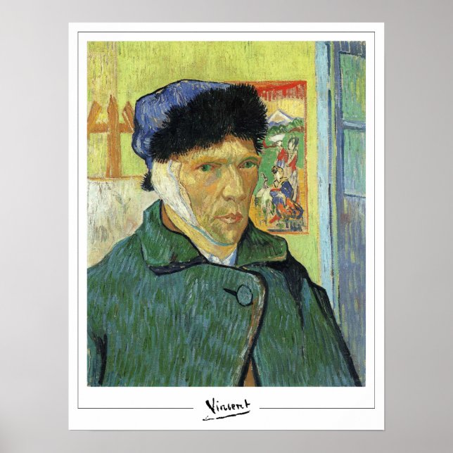 Affiche d'art de Vincent Van Gogh Zedign #498 (Devant)