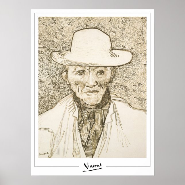 Affiche d'art de Vincent Van Gogh Zedign #524-3 (Devant)
