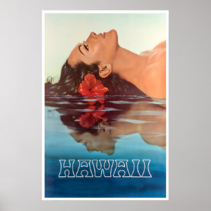 Affiche d'art de voyage à Hawaï pour la maison (H1