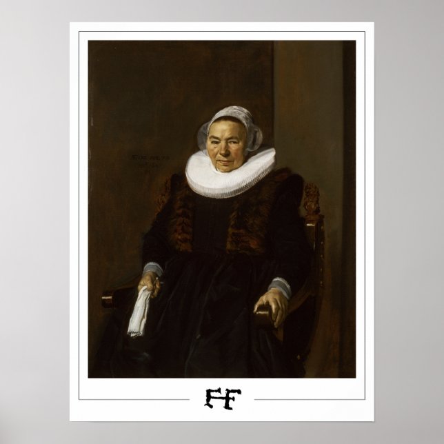 Affiche d'art de Zedign de Frans Hals #111 (Devant)