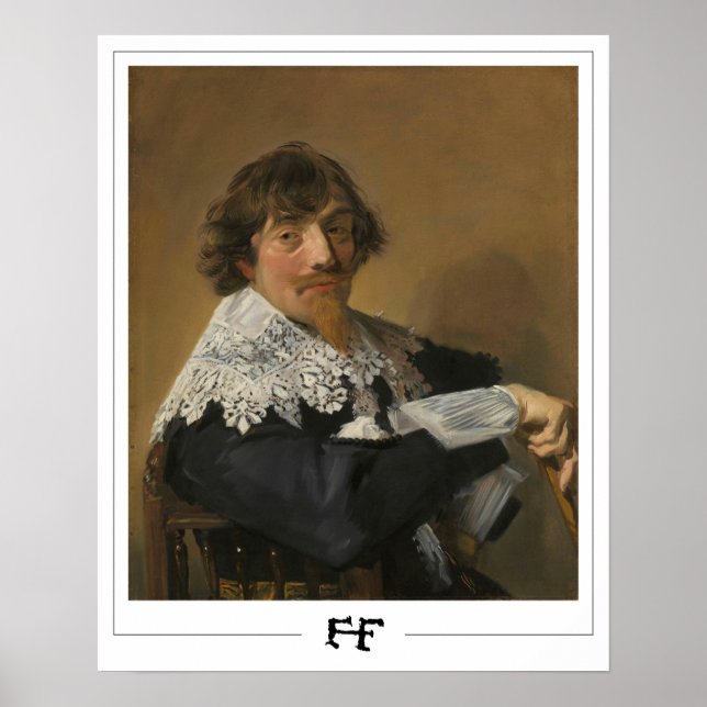Affiche d'art de Zedign de Frans Hals #154 (Devant)
