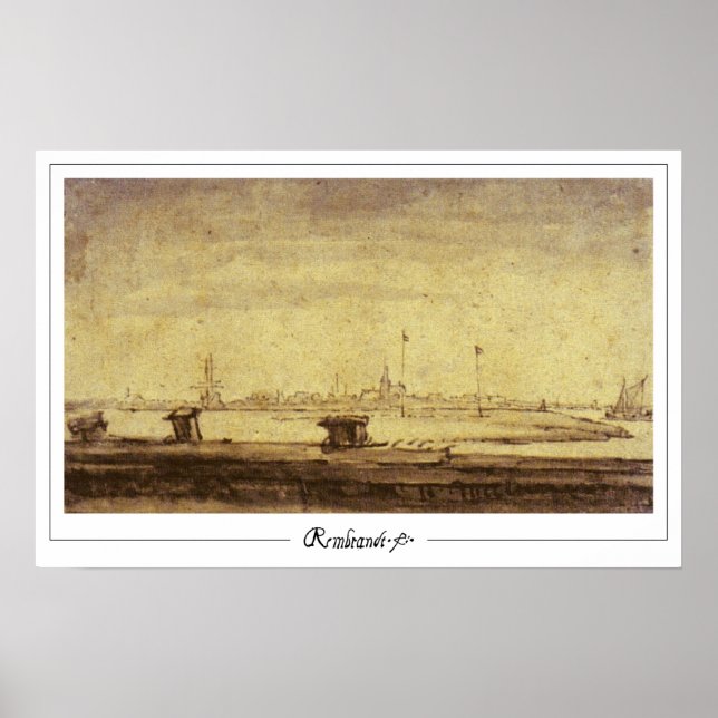 Affiche d'art de Zedign de Rembrandt van Rijn #173 (Devant)