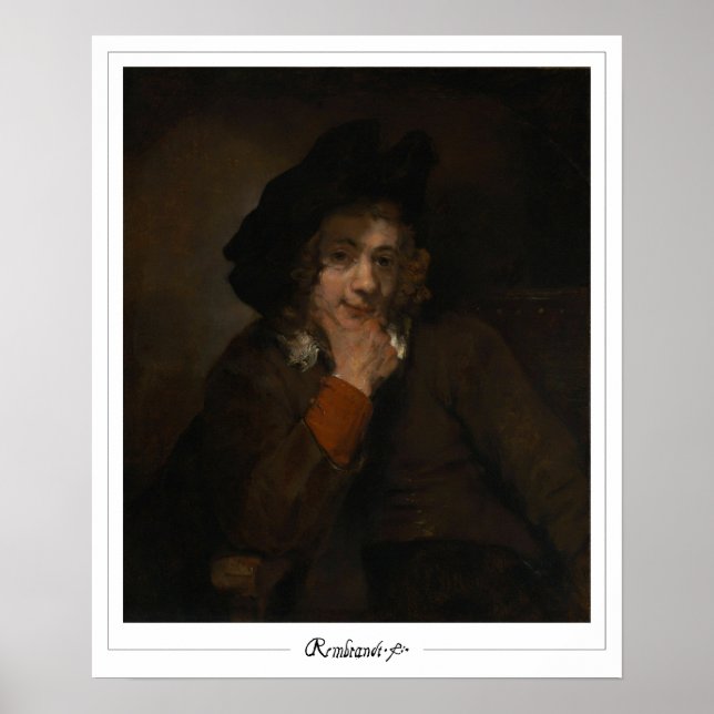 Affiche d'art de Zedign Rembrandt van Rijn #597 (Devant)