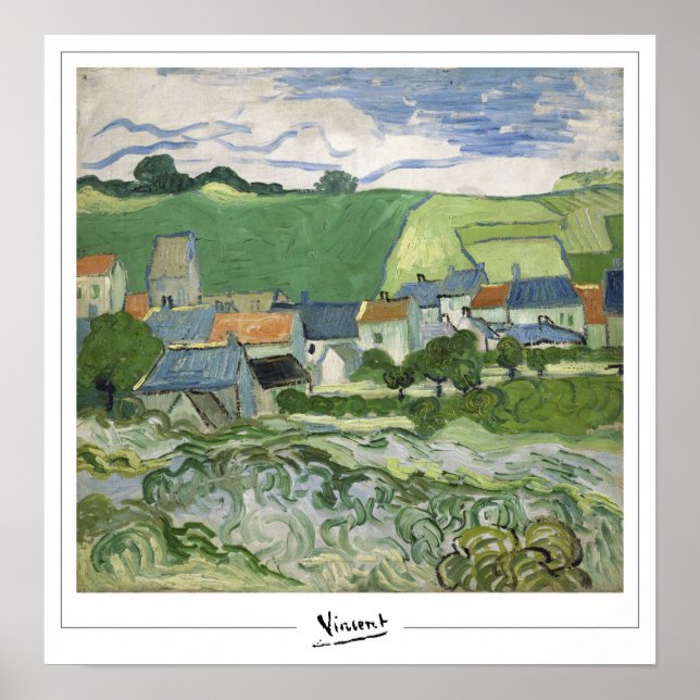 Affiche d'art de Zedign Vincent Van Gogh #4-3 (Devant)