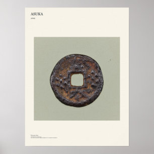 Affiche d'art des pièces Fuhonsen d'Asuka