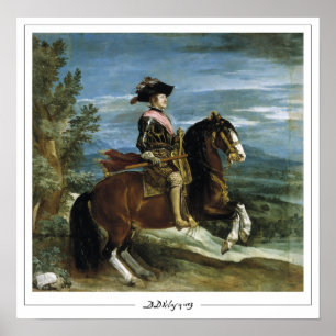 Affiche d'art Diego Velázquez Zedign #91