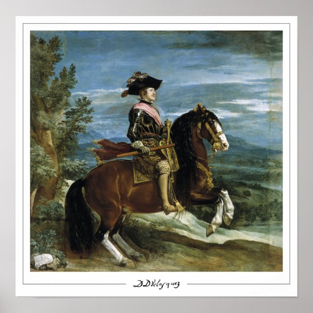 Affiche d'art Diego Velázquez Zedign #91 (Devant)