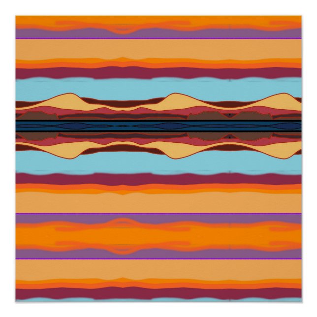 Affiche d'art d'oscillation (Devant)