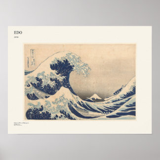 Affiche d'art du Japon d'Edo