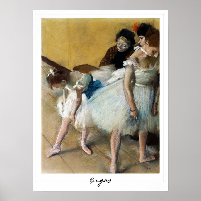 Affiche d'art Edgar Degas Zedign #20 (Devant)