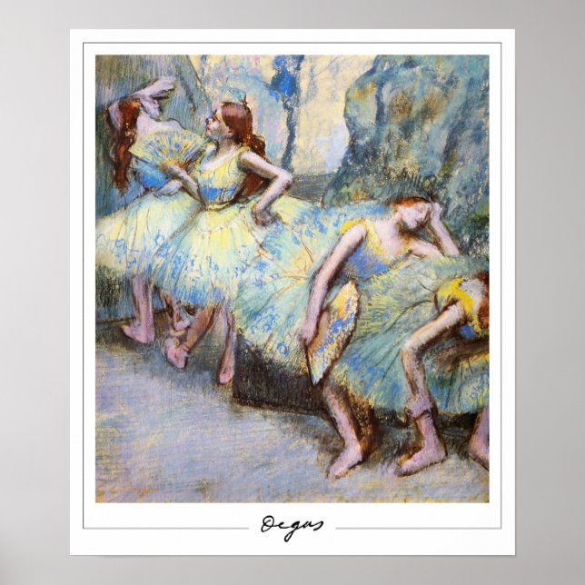Affiche d'art Edgar Degas Zedign #337-2 (Devant)