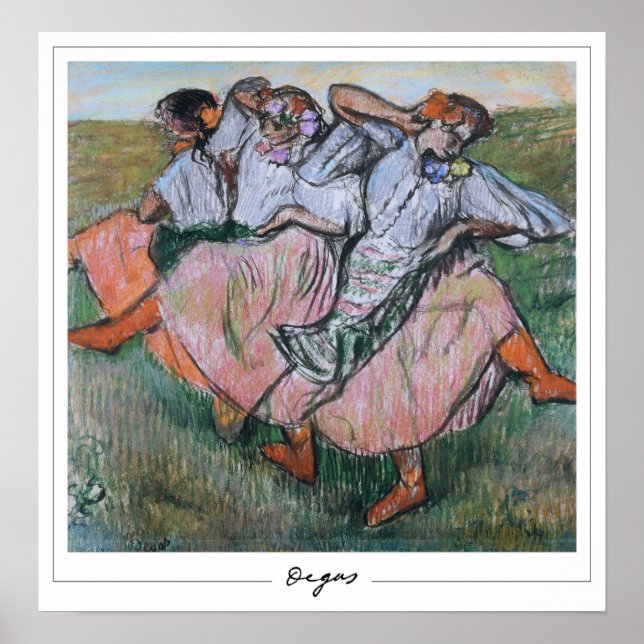 Affiche d'art Edgar Degas Zedign #413 (Devant)