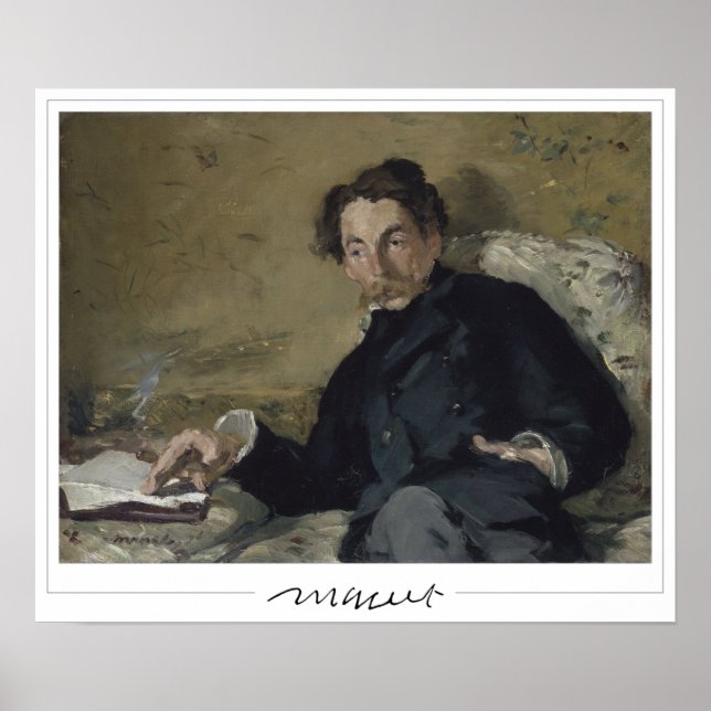 Affiche d'art Édouard Manet Zedign #112 (Devant)