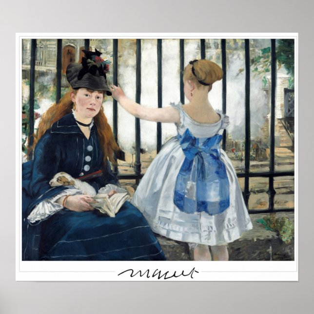 Affiche d'art Édouard Manet Zedign #166 (Devant)