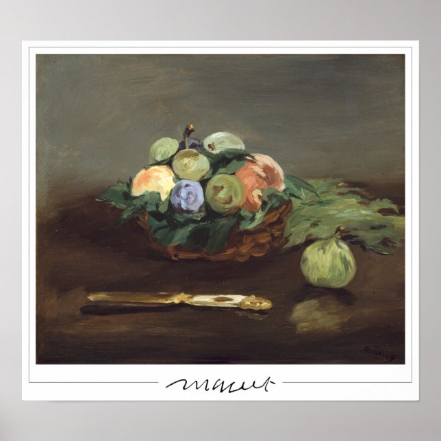 Affiche d'art Édouard Manet Zedign #168 (Devant)