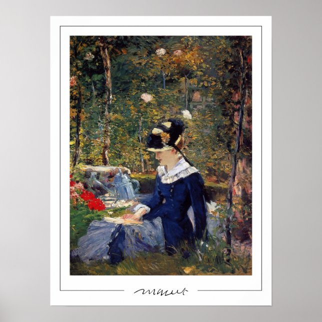 Affiche d'art Édouard Manet Zedign #174 (Devant)