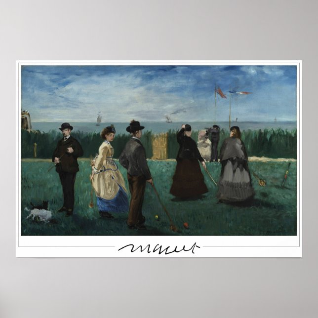 Affiche d'art Édouard Manet Zedign #211 (Devant)