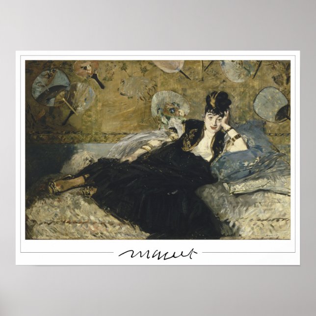 Affiche d'art Édouard Manet Zedign #218 (Devant)