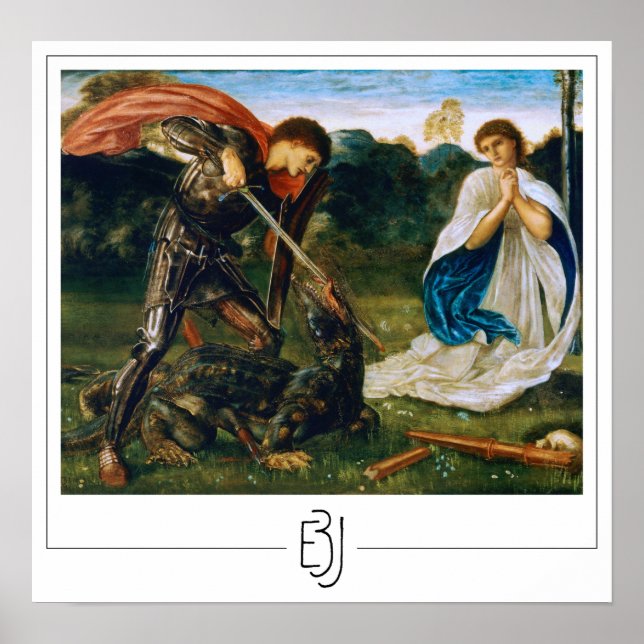 Affiche d'art Edward Burne-Jones Zedign #101 (Devant)