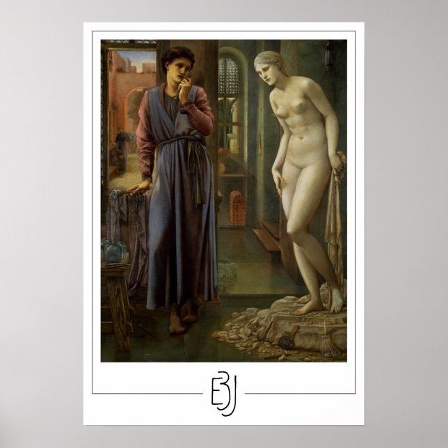Affiche d'art Edward Burne-Jones Zedign #17 (Devant)