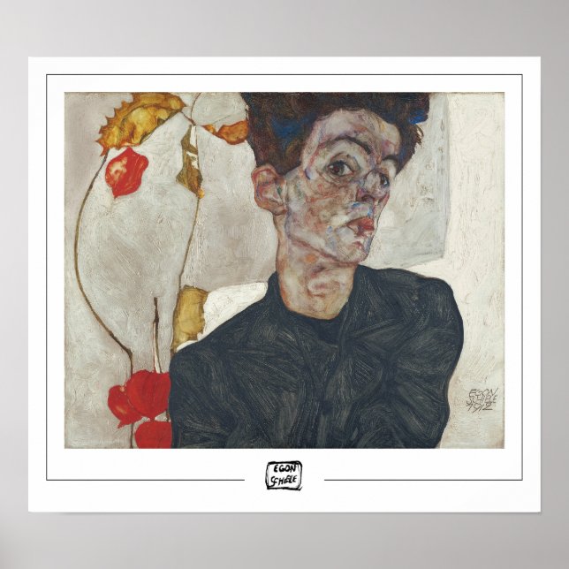 Affiche d'art Egon Schiele Zedign #49-2 (Devant)