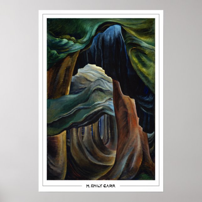 Affiche d'art Emily Carr Zedign #1 (Devant)