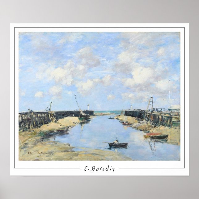 Affiche d'art Eugène Boudin Zedign #520-2 (Devant)