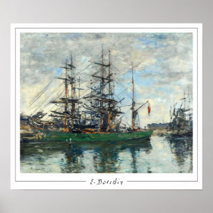 Affiche d'art Eugène Boudin Zedign #8