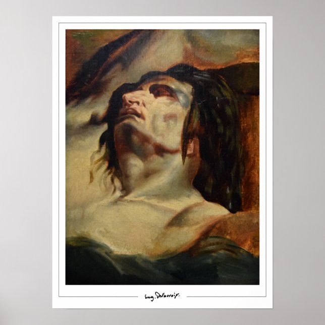 Affiche d'art Eugène Delacroix Zedign #537 (Devant)